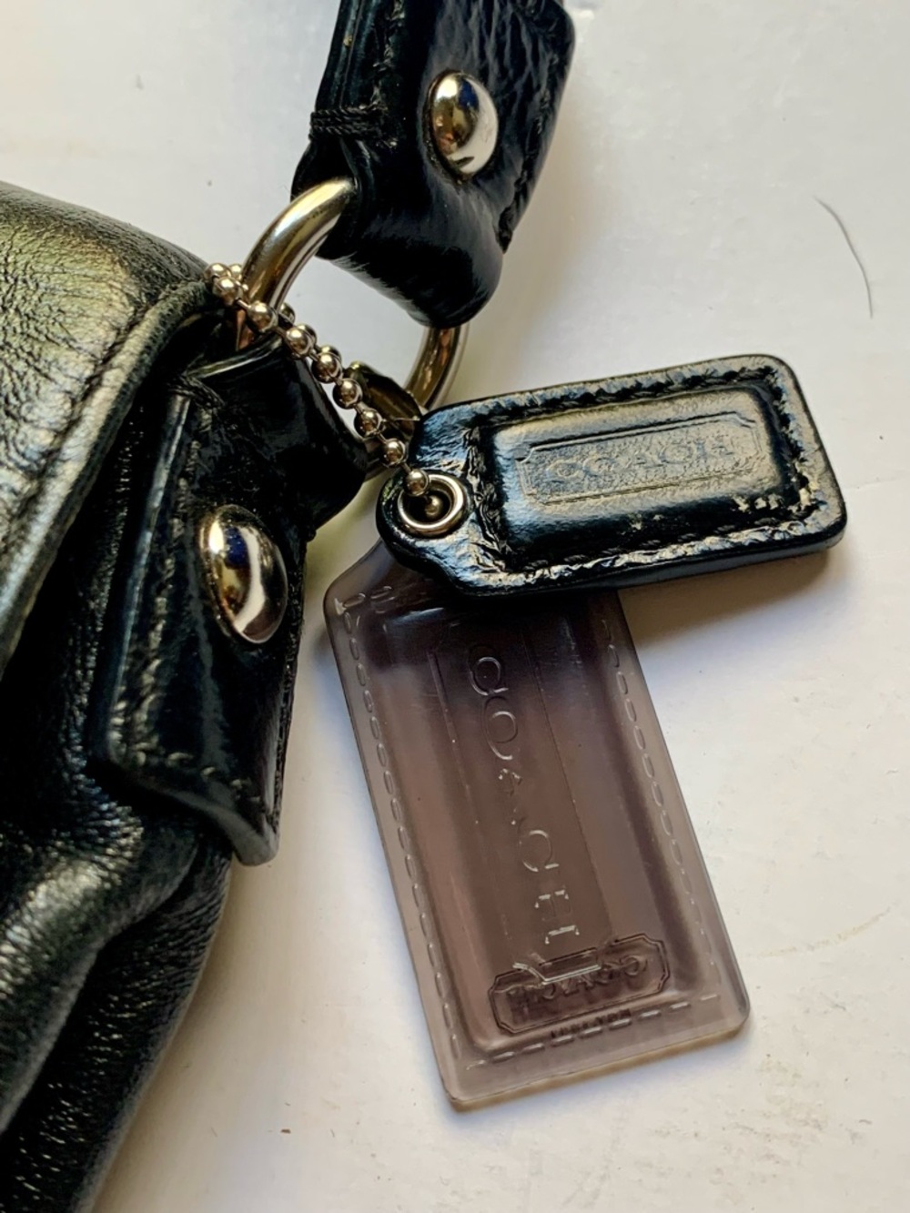 Coach Poppy Leather Purse Small Graffiti Embossed Animal Print - Picture 11 of 14